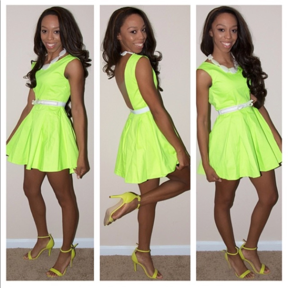 Yellow dress size small